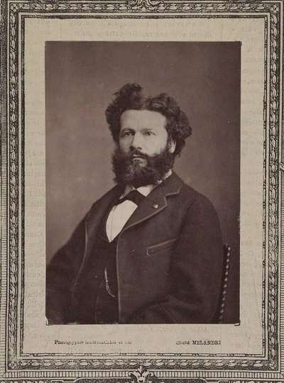 Camille Flammarion portréja 1842-1925, 1880. alkotó: Achille Melandri