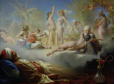A hívő álma, 1870 körül alkotó: Achille Zo