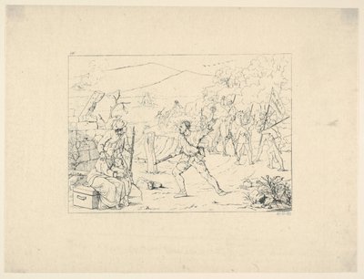 Gerilla-zenekarok megalakulása a Konföderációs háborús rézkarcokból, 1861-63. alkotó: Adalbert John Volck