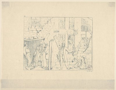 Szabad fekete emberek északon a Konföderációs háborús rézkarcokból, 1861-63. alkotó: Adalbert John Volck