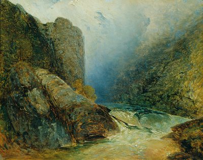 A Teufelsmauer Hohenfurt mellett (Kienberg) alkotó: Adalbert Stifter