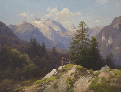 Prof. Waagen a ... Tauern Berchtesgadenből alkotó: Adalbert Waagen