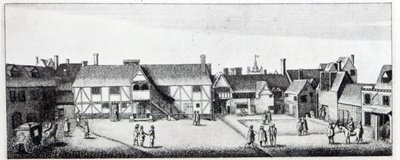 A londoni Arundel-ház déli képe, Hollar Wenceslaus metszet 1646-ban, és 1792-ben adták ki alkotó: Adam Alexius Bierling