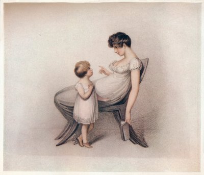 Nem tudtam megtanulni a könyvemet Mama, c1810 alkotó: Adam Buck