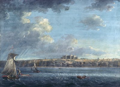 Highcliffe, Christchurch közelében, a tenger felől alkotó: Adam Callander