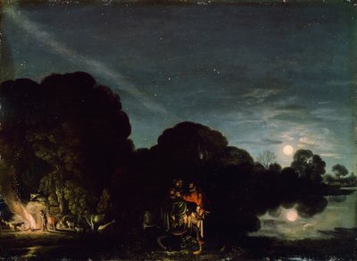 Repülés Egyiptomba alkotó: Adam Elsheimer