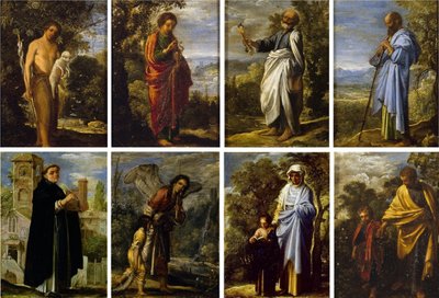 egy sor kis vallási jelenet alkotó: Adam Elsheimer