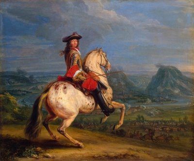 XIV. Lajos Besançon elfoglalásánál, 1674. alkotó: Adam Frans Meulen van der