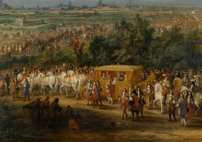 Lajos belépése XIV alkotó: Adam Frans van der Meulen