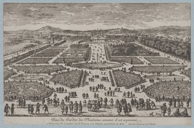 A Tuileriák kertje, 1680., 1680. alkotó: Adam Perelle