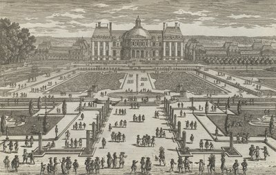 Vaux-Le-Vicomte látképe, 1680-as évek, 1680-as évek. alkotó: Adam Perelle