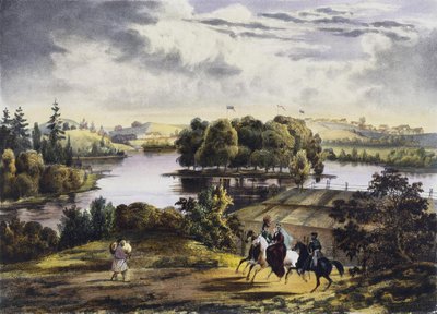 Izhora látképe, 1833 alkotó: Adam Tirpeune