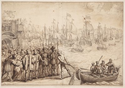 II. Christian 1523-ban elhagyja Koppenhágát alkotó: Adam Willaerts