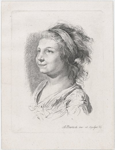 Maria Anna Schaubach portréja, 1785. alkotó: Adam von Bartsch
