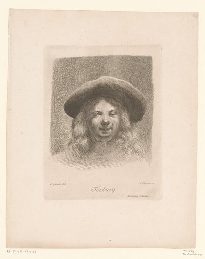 Mózes ter Borch portréja alkotó: Adam von Bartsch