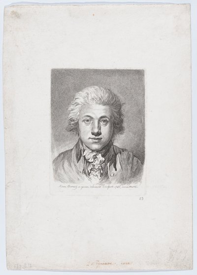 Önarckép, 1785. alkotó: Adam von Bartsch
