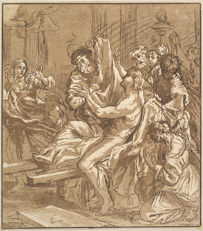 Naim csodája, 1786. alkotó: Adam von Bartsch