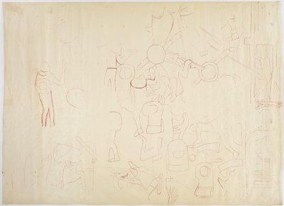 Déli fal, Jaguárok felső temploma, Chichen Itza, Mexikó alkotó: Adela Breton