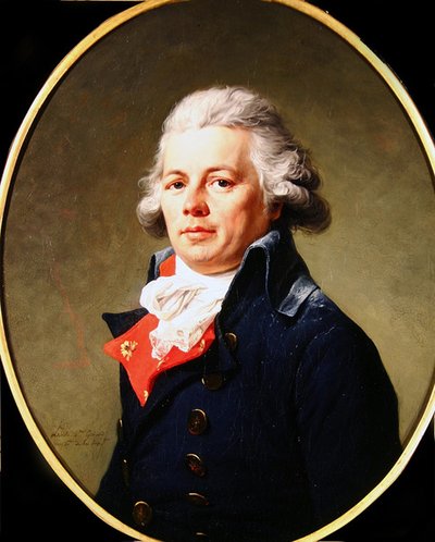 Férfi portré (olaj, vászon) alkotó: Adelaide Labille Guiard