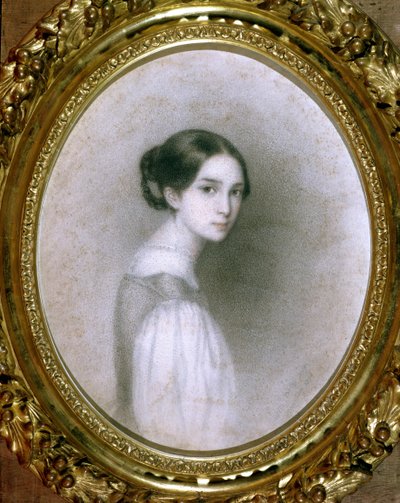 Leopoldine Hugo (1824-43) portréja (rajz) alkotó: Adele Julie Hugo