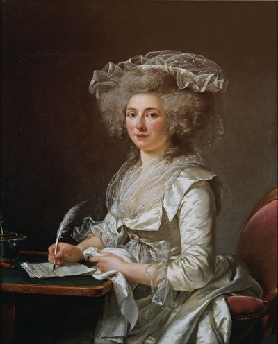 Franciául:  Portrait de femme Egy nő portréja alkotó: Adelaide Labille Guiard