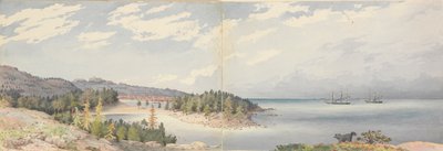 Hogland, 1855. augusztus 24., Finnország alkotó: Admiral Sir Edward Gennys Fanshawe