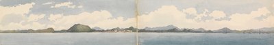Panama, 1850 március (akvarell) alkotó: Admiral Sir Edward Gennys Fanshawe