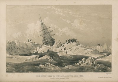 A jég megszakadása a hajó körül alkotó: Admiral William Henry Smyth