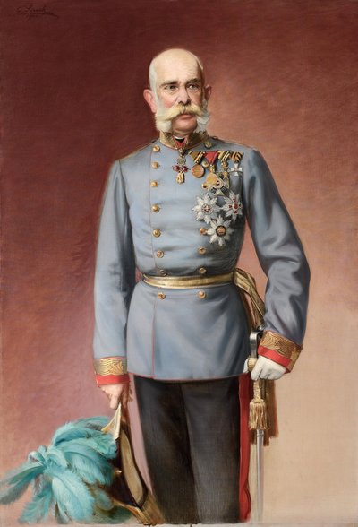 I. Ferenc József osztrák portréja alkotó: Adolf Pirsch