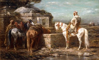 A kútnál, XIX alkotó: Adolf Schreyer