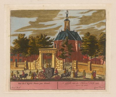 Kilátás a hágai új templomra Vúë de l