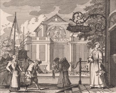 „Diep watersz: strand: staaten en andere bockom” (15. sz. a heringhalászatról szóló sorozatból) alkotó: Adolf van der Laan
