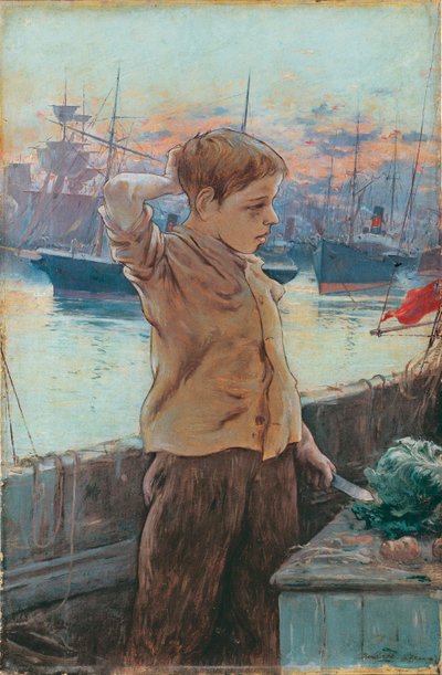 ""Le mousse"" (A hajó fiúja) Peinture d