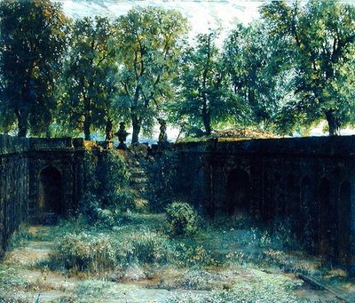 Nymphaeum a drezdai Zwingerben, 1850 alkotó: Adolph Menzel