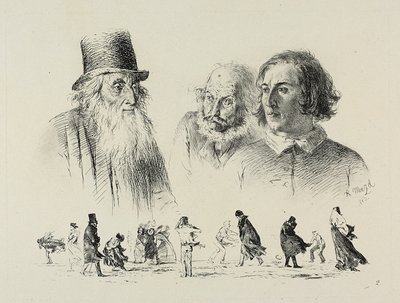 Második tábla, Radierversuche-ból alkotó: Adolph Menzel