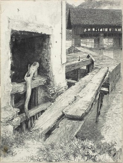 Zsilip alkotó: Adolph Menzel