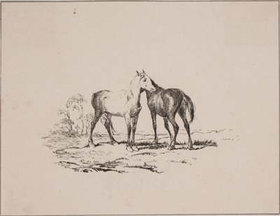 A két ló alkotó: Johan Adolph Kittendorff