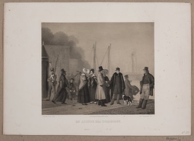 Búcsú a vámos fülkében alkotó: Johan Adolph Kittendorff