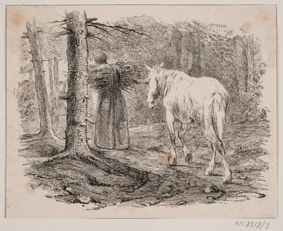 A feleség és a ló alkotó: Johan Adolph Kittendorff