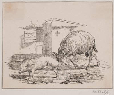 A kos és a disznó alkotó: Johan Adolph Kittendorff