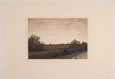 Nyári este Rødovre-ban alkotó: Adolph Larsen