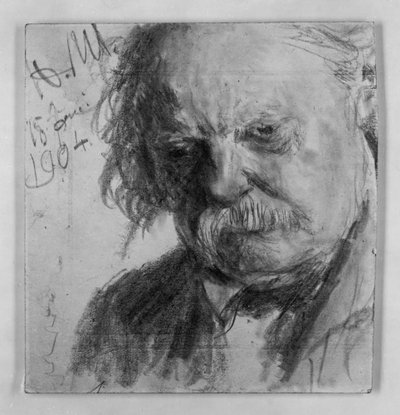 Idős férfi bajusszal alkotó: Adolph Menzel