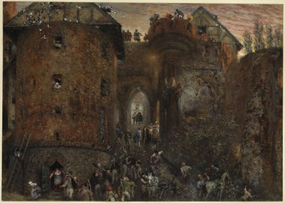 A Marienburgnál alkotó: Adolph Menzel