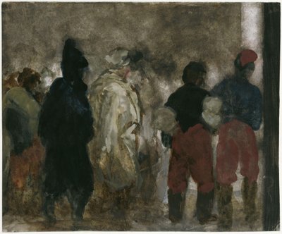 Francia hadifoglyok éjszakai érkezése Berlinbe alkotó: Adolph Menzel
