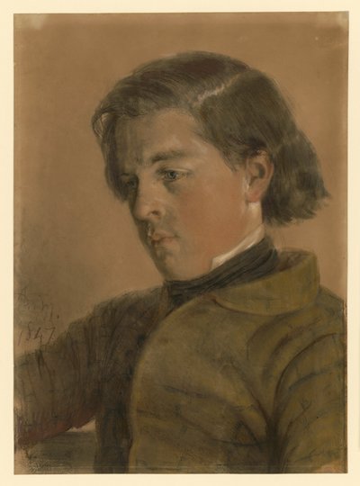 Carl Johann Arnold 17 éves korában alkotó: Adolph Menzel
