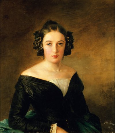 Hölgy portréja alkotó: Adolph Menzel