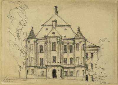 A lissai kastély alkotó: Adolph Menzel