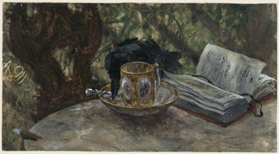 Az ezüstkanalat lopó holló. A „Gyermekalbumból” alkotó: Adolph Menzel
