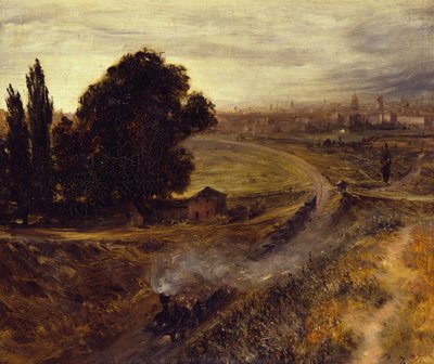A Berlin-Potsdam vasút alkotó: Adolph Menzel