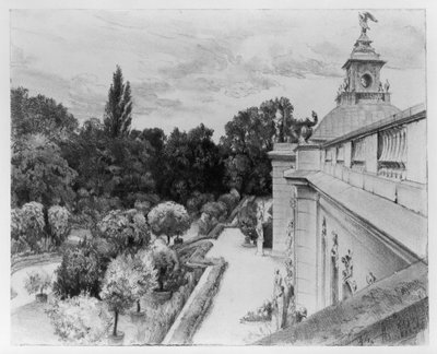 A Sanssouci új termei alkotó: Adolph Menzel